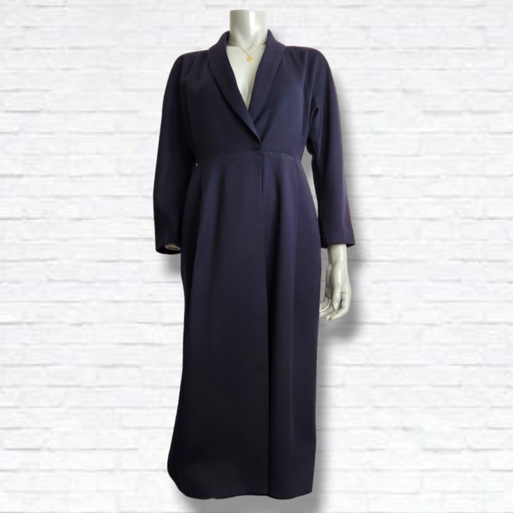 Elegant Navy Blue Women's Dress